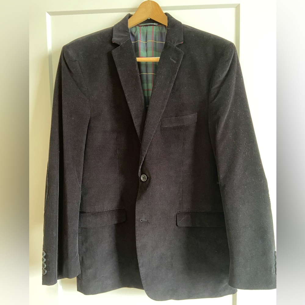 U.S. Polo Black Corduroy & Ralph Lauren Navy Blazers, 42R, great condition - Picture 2 of 12